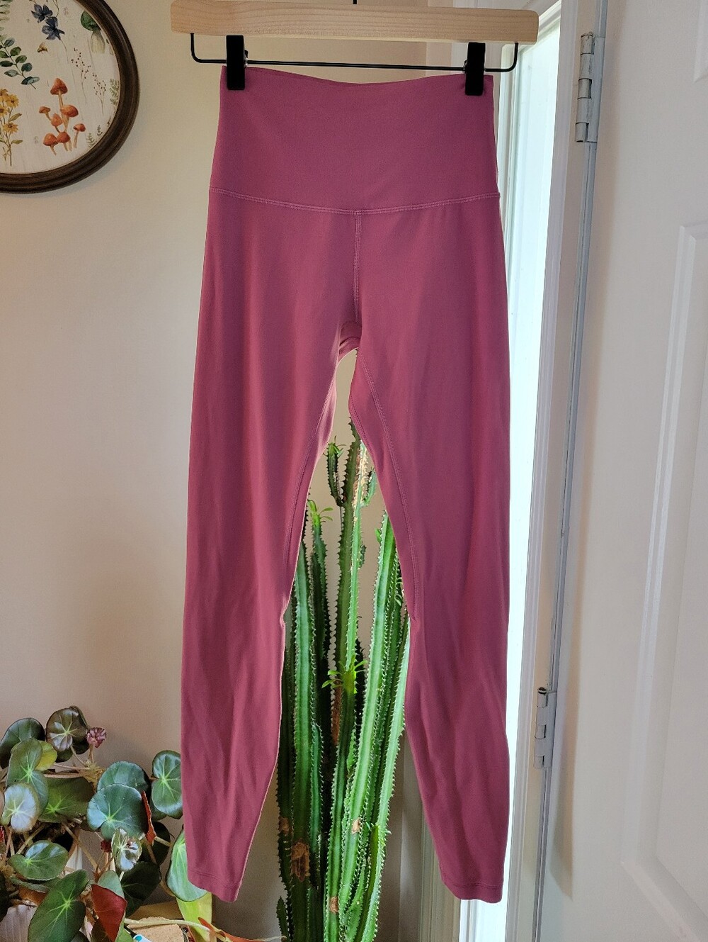 Lululemon Pink Align Pant 28" Inseam Athletic Workout Pants, Size Womens 4